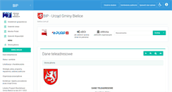 Desktop Screenshot of bip.bielice.com.pl